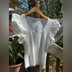 HYFVE White Puff Sleeve Blouse